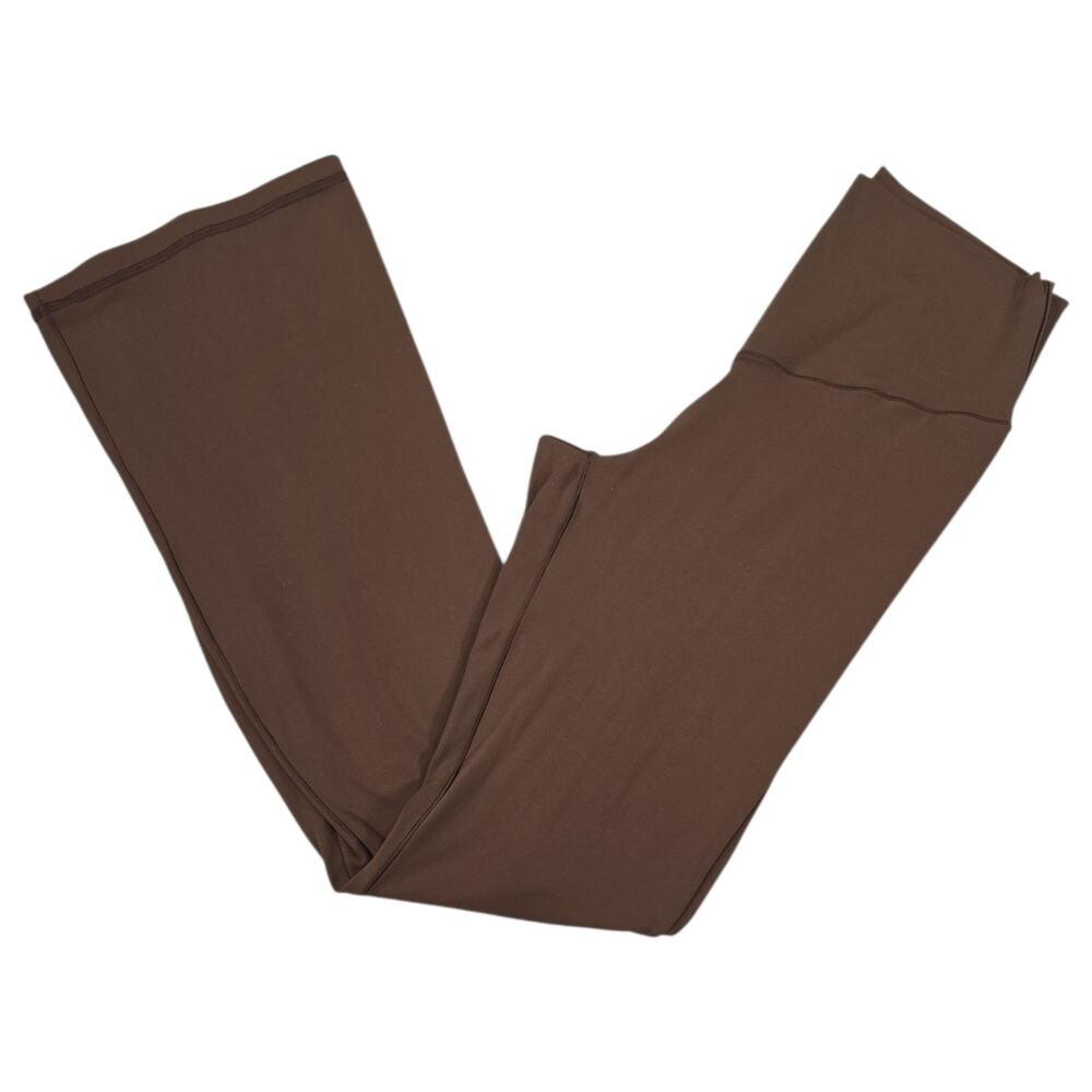Offline by Aerie Women LG Hi-Rise Bootcut Chocolate Brown Leggings Yoga Pants
